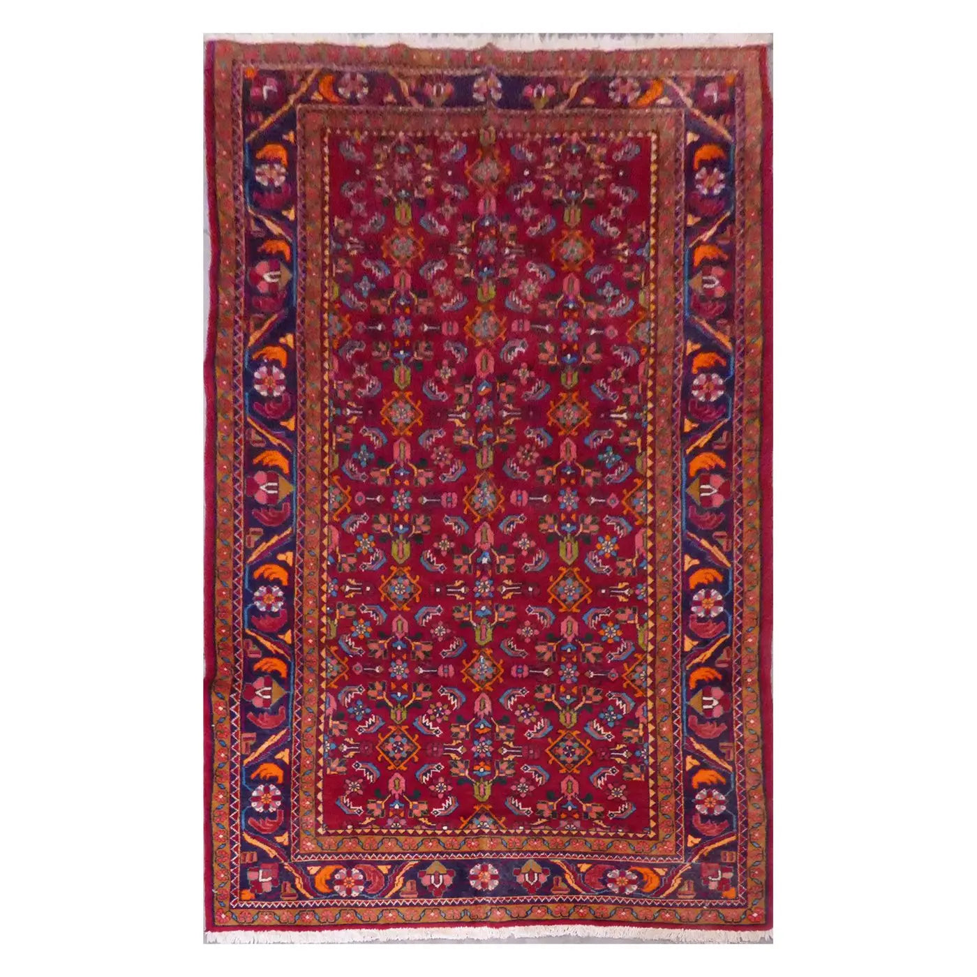 One Of The Kind Persian Bakhtiar Rug 10'3" x 5'2"